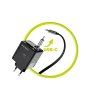 Laddare med Display GaN 65W inbyggd USB-C Kabel