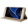 Mobilfodral till Samsung Galaxy S7 PU-läder Kortfack Guld