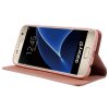 Mobilfodral till Samsung Galaxy S7 PU-läder Kortfack Roseguld