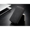 Mobilplånbok till iPhone X Splittläder TPU Löstagbart Kortfack Skal Svart
