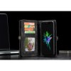 Mobilplånbok till Apple iPhone X/Xs Splittläder TPU Löstagbart Skal Svart