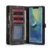 Mobilplånbok till Huawei Mate 20 Pro Splittläder TPU Löstagbart Skal Grå