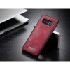 Mobilplånbok till Samsung Galaxy Note 8 Splittläder Bok Löstagbart Skal Röd