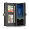 Mobilplånbok till Samsung Galaxy Note 9 Splittläder TPU Löstagbart Skal Svart