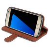 Mobilplånbok till Samsung Galaxy S7 Löstagbart Skal Brun