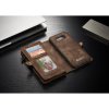 Mobilplånbok till Samsung Galaxy S8 Plus Splittläder TPU Löstagbart Skal Brun