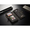 Mobilplånbok till Samsung Galaxy S8 Splittläder TPU Löstagbart Skal Grå