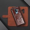 Mobilplånbok till Samsung Galaxy S9 Plus Löstagbart Skal Mörkbrun