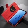 Mobilplånbok till Samsung Galaxy S9 Plus Löstagbart Skal Röd