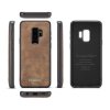 Mobilplånbok till Samsung Galaxy S9 Plus Splittläder TPU Löstagbart Skal Brun