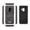 Mobilplånbok till Samsung Galaxy S9 Plus Splittläder TPU Löstagbart Skal Svart
