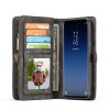 Mobilplånbok till Samsung Galaxy S9 Splittläder TPU Löstagbart Skal Grå