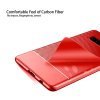 Samsung Galaxy S10E Skal Kolfibermönster Röd