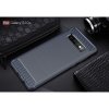 Samsung Galaxy S10 Plus Skal Borstad Kolfibertextur Mörkblå