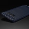 Mobilskal till Samsung Galaxy S8 Kolfibertextur Borstad Mörkblå