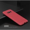 Mobilskal till Samsung Galaxy S8 Plus Kolfibertextur Borstad Röd