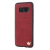 Mobilskal till Samsung Galaxy S8 PU-läder TPU Krokodil Röd