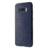Mobilskal till Samsung Galaxy S8 TPU Borstad Mörkblå