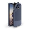 Mojo Series till Huawei P20 Lite Skal TPU Borstad och Kolfibertextur Mörkblå