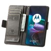 Motorola Edge 30 Fodral Stripe Grå