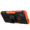 Motorola Moto G30 Skal Däckmönster Stativfunktion Orange
