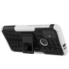 Motorola Moto G30 Skal Däckmönster Stativfunktion Vit