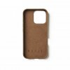 iPhone 16 Pro Skal Full Leather Case Dark Tan
