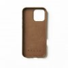 iPhone 16 Pro Max Skal Full Leather Case Dark Tan