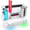 Nintendo Switch Laddningsdocka för Joy-Cons med Spelförvaring Brun