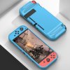 Nintendo Switch Skal Borstad Kolfibertextur Blå