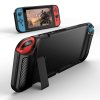 Nintendo Switch Skal Borstad Kolfibertextur Svart