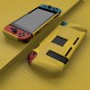 Nintendo Switch Skal Kolfibermönster Gul