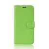 Nokia 8.1 Plånboksfodral PU-läder Litchi Grön