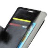 OnePlus 6 Plånboksfodral PU-läder Lädertextur Svart
