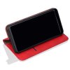 OnePlus 6T Mobilfodral Retro Lädertextur Sömnad Röd