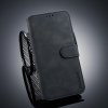 OnePlus 6T Plånboksfodral Retro PU-läder Svart
