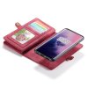 OnePlus 7 Pro Mobilplånbok Kortfack Löstagbart Skal Röd