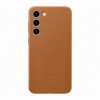 Original Galaxy S23 Plus Skal Leather Cover Camel