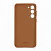 Original Galaxy S23 Plus Skal Leather Cover Camel