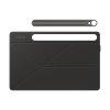 Original Galaxy Tab S9 Fodral Smart Book Cover Svart