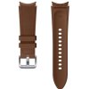 Original Galaxy Watch 20mm Armband Hybrid Leather Strap (S/M) Camel