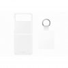 Original Galaxy Z Flip 3 Skal Clear Cover with Ring Transparent Klar