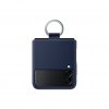 Original Galaxy Z Flip 3 Skal Silicone Cover with Ring Navy