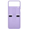 Original Galaxy Z Flip 4 Skal Silicone Cover with Ring Bora Purple