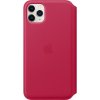 Original iPhone 11 Pro Max Fodral Leather Folio Raspberry