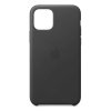 Original iPhone 11 Pro Skal Leather Case Svart