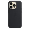Original iPhone 14 Pro Skal Leather Case MagSafe Midnatt