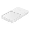 Original Trådlös Laddare Super Fast Wireless Charger Duo 15W Vit