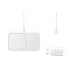 Original Trådlös Laddare Super Fast Wireless Charger Duo 15W Vit