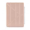 iPad Air 11 (M2/M3) Fodral Origami No3 Pencil Case Metallic Rosa
